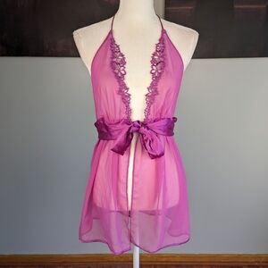 Victoria's secret magenta purple babydoll